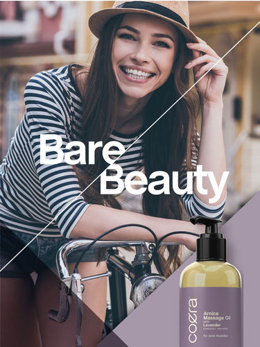 View 5 Huile de Massage à l'Arnica avec Lavande | 8oz Liquide