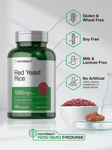 Red Yeast Rice 1200mg per serving | 120 Capsules