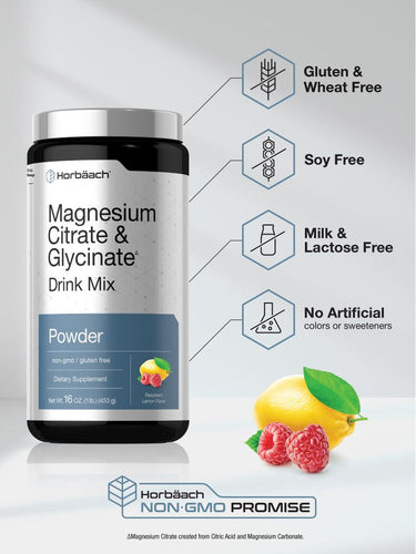 View 5 Magnesium Citrate & Glycinate | 16 oz