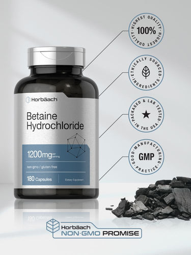 Betaine 1200 mg per porzione | 180 Capsule