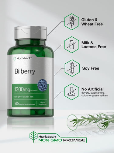 View 5 Bilberry Fruit Extract | 100 Capsules