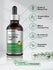 view 5 Bottle of Damiana Leaf Liquid Extract with certification icons on a light gray background