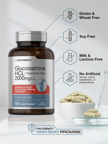 Glucosamina HCL 2000mg | 120 Cápsulas