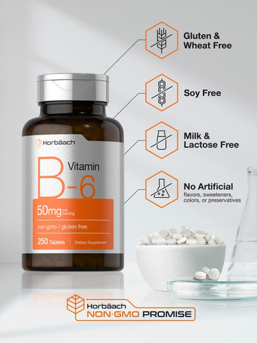 View 5 Vitamina B6 50mg | 250 Comprimidos