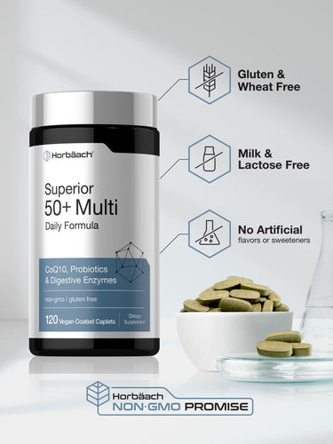 View 5 Multivitamin for Men and Women Over 50 | 120 Vegan Caplets