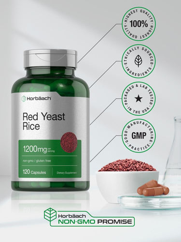 Riso Rosso Fermentato 1200 mg per dose | 120 capsule