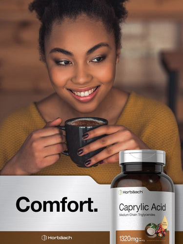 View 6 Caprylic Acid 1320mg per serving | 150 Softgels