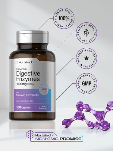 Enzymes Digestifs Essentiels | 100 Capsules