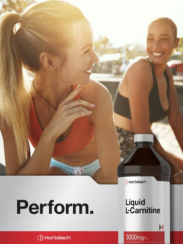 View 6 Horbäach L-Carnitine Liquide 16 oz | 3000 mg | Saveur Baie | Formule Végétarienne | Supplément Non-OGM, Sans Gluten