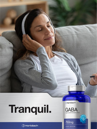 GABA (Gamma Aminobutyric Acid) 750mg | 180 Capsules