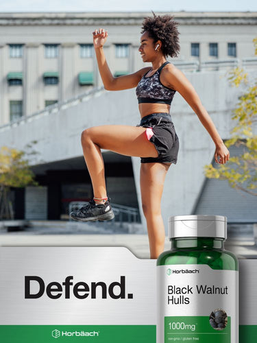 View 6 Gusci di Noce Nera 1000mg | 120 Capsule