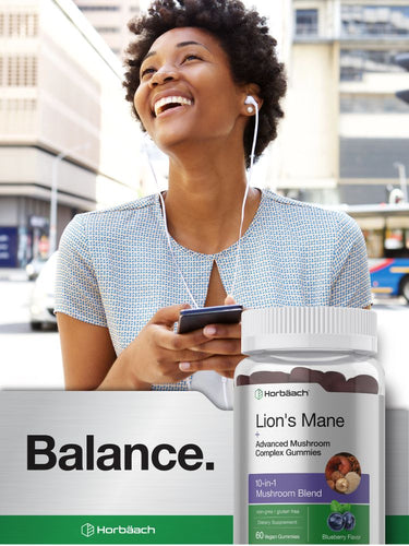 View 6 Lions Mane Supplement | 60 Gummies