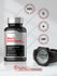 Horbaach Men's Multivitamin bottle with a watch on a gray background