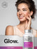view 6 Woman with a bottle of Hair, Skin & Nails supplement on a gray background