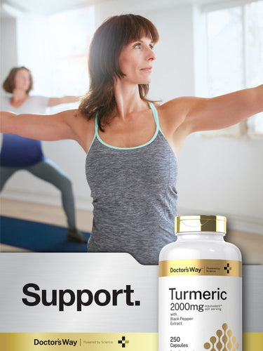 View 6 Turmeric Curcumin | 250 Capsules