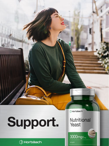 Levure Nutritionnelle avec Vitamine B-12 3000mg par portion | 500 Comprimés