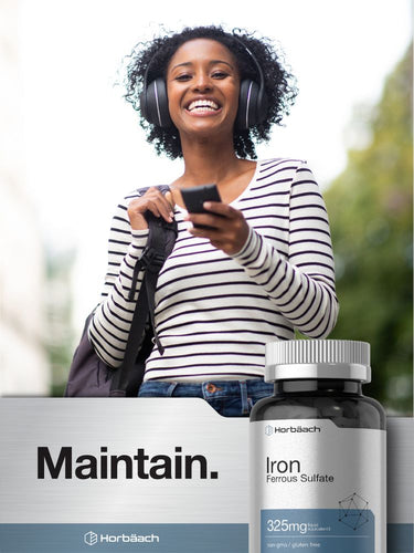 Iron Ferrous Sulfate 325mg | 180 Tablets