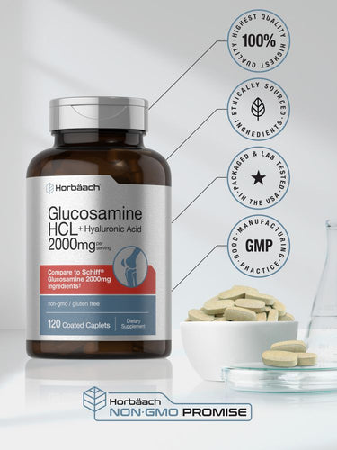 View 6 Glucosamine HCL 2000mg | 120 Comprimés