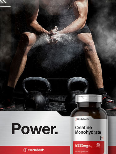 Creatine Monohydrate 5g per serving | 225 Capsules