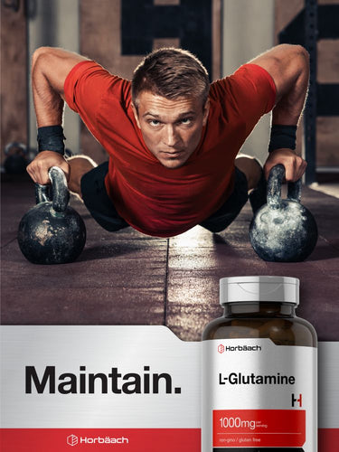 View 7 L-Glutamine 1000mg per serving | 180 Capsules