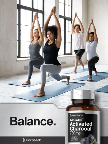 Charcoal 780mg per serving | 120 Capsules