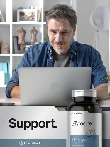View 7 L-Tyrosine 1000mg per serving | 250 Capsules