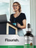 view 7 Woman standing at a podium with a bottle of Horbaach Black Cohosh Root extract on a white background