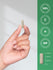 view 7 Hand holding a capsule with product details on a green background