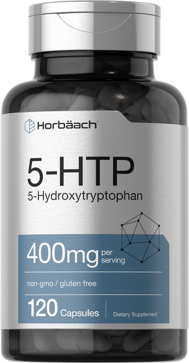 View 1 5-HTP 400 mg por porción | 120 Cápsulas