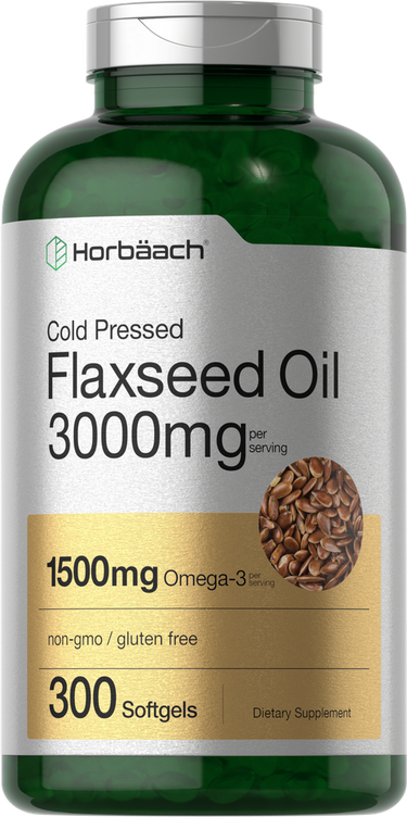 View 1 Óleo de Linhaça 3000mg | 300 Cápsulas de Gel