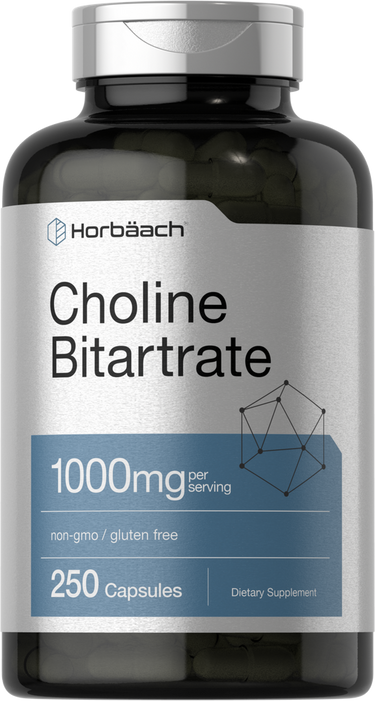Colina Bitartrato 1000mg per dose | 250 Capsule