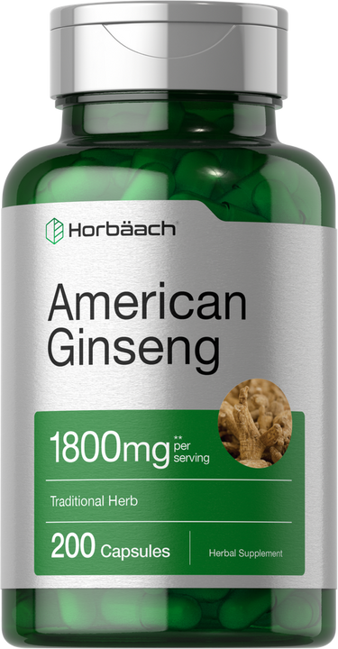 Ginseng Americano 1800mg por porción | 200 Cápsulas