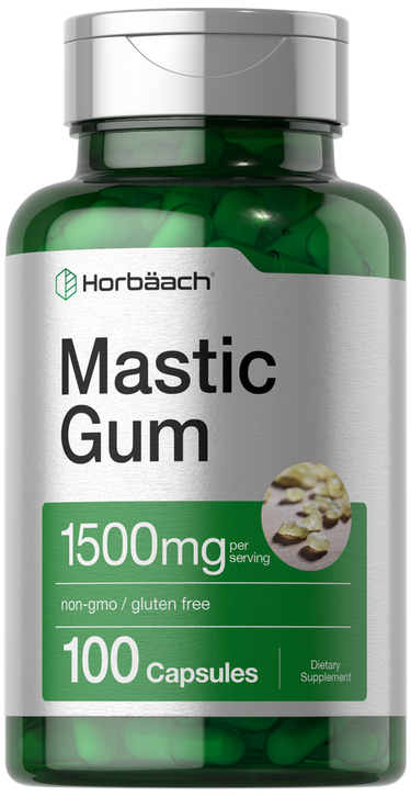 Goma de Mástiquer 1500mg por porção | 100 Cápsulas