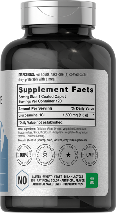 Glucosamina HCL 1500mg | 120 Comprimidos