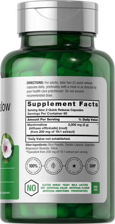 View 2 Racine de Guimauve | 120 Capsules
