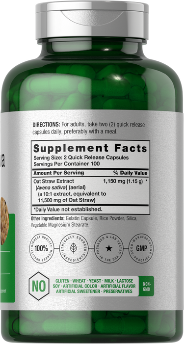 View 2 Avena Sativa Extract | 200 Capsules