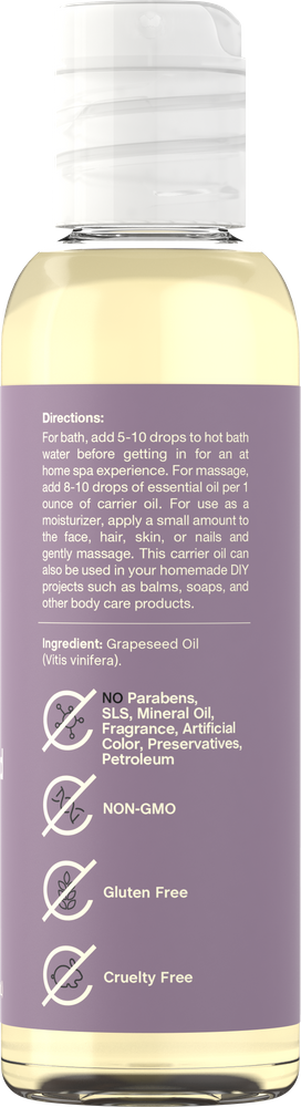 Aceite de Semilla de Uva | 4 oz Líquido