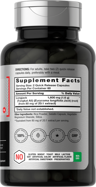 View 2 Longjack Tongkat Ali | 120 Capsules