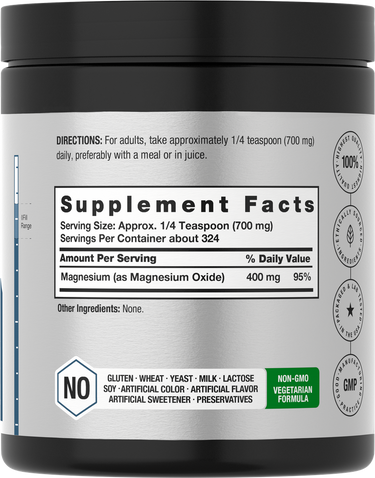 View 2 Magnesium Oxide 400mg | 8oz Powder