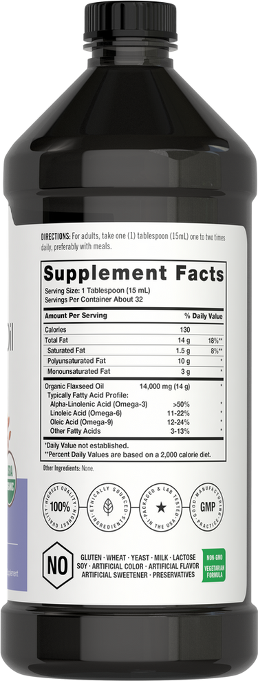 View 2 Flaxseed Oil | 48oz Liquid