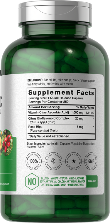 View 2 Vitamine C 1000mg | 250 Capsules