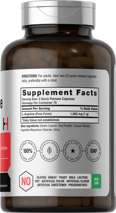 L-Arginina 1000mg | 150 Cápsulas