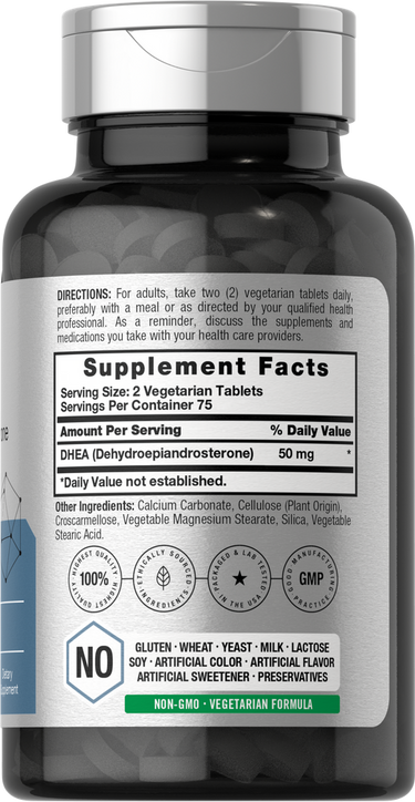 View 2 DHEA 50 mg per dose | 150 compresse