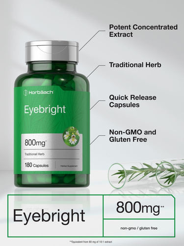 Eyebright 800mg | 180 Capsules