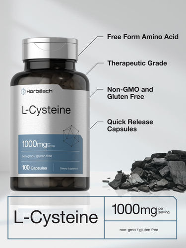 View 3 L-Cysteine 1000mg per serving | 100 Capsules