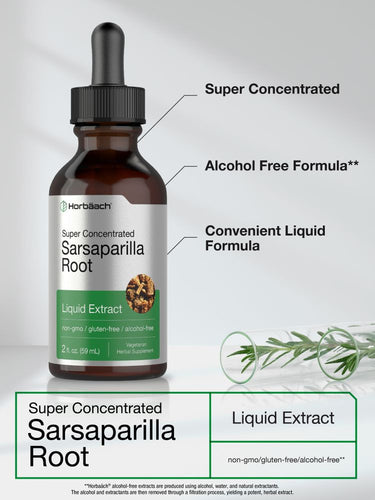 View 3 Extracto de Raíz de Zarzaparrilla | 60 ml Líquido