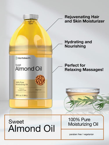 View 3 Sweet Almond Oil | 64oz Liquid