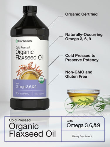 View 3 Olio di Semi di Lino | Liquido 48oz