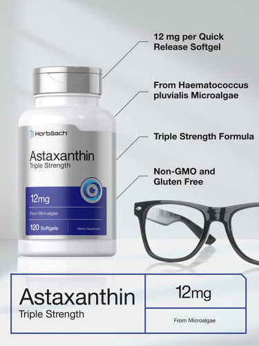 Astaxantina 12mg | 120 Cápsulas Blandas