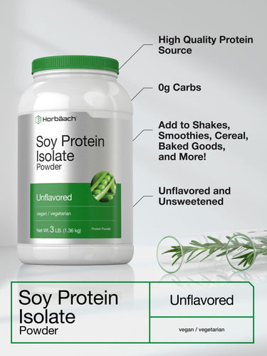 View 3 Proteína de Soya Aislada | Polvo de 3lb